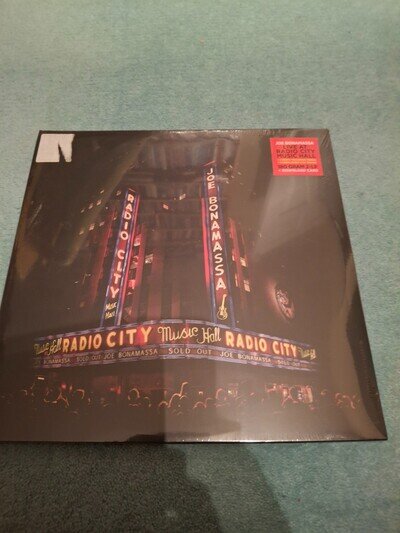 Joe Bonamassa Radio City music hall double vinyl LP record album brand new seal