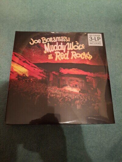 JOE BONAMASSA MUDDY WOLF AT RED ROCKS 180g triple vinyl 3 LP record album NEW