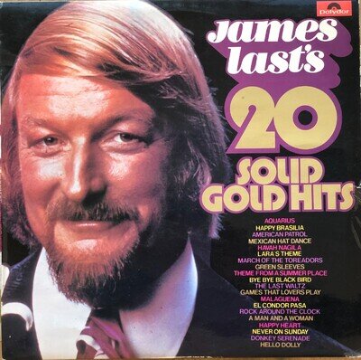 James Last 20 Solid Gold Hits New Zealand edition Release Vinyl LP