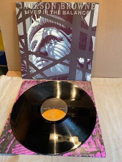 JACKSON BROWNE. LIVES IN THE BALANCE. RELEASED GERMANY 1986 VINYL