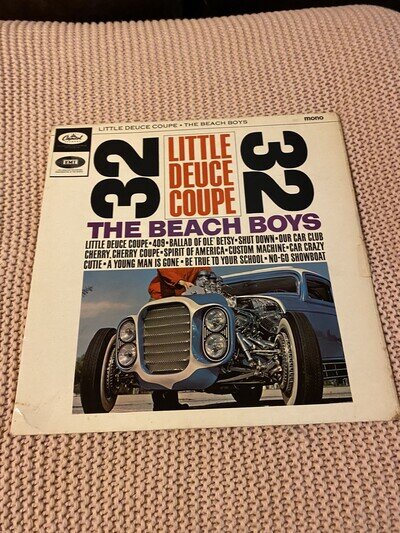 THE BEACH BOYS-LITTLE DEUCE COUPE 12" VINYL LP ALBUM 1965!