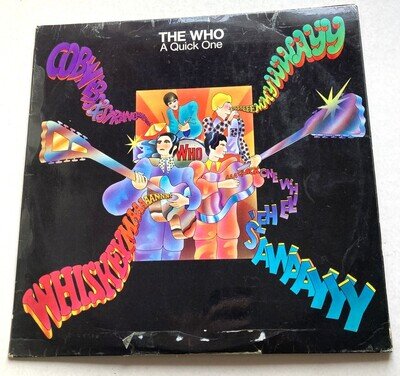 THE WHO ' A' QUICK ONE ' 1966 MONO FIRST PRESS LP VG/G