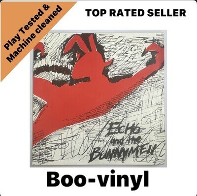 Echo & The Bunnymen - Pictures On My Wall ~ Vinyl 7" Single 1979 EX / VG+