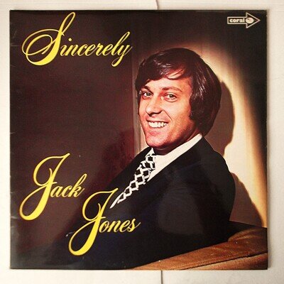 Jack Jones - Sincerely - Vinyl LP - Excellent