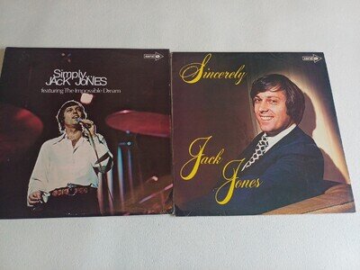 Jack Jones ‎– Sincerely & Simply Jack Jones. Vinyl LP. Coral. CPS 89. UK, 1973.