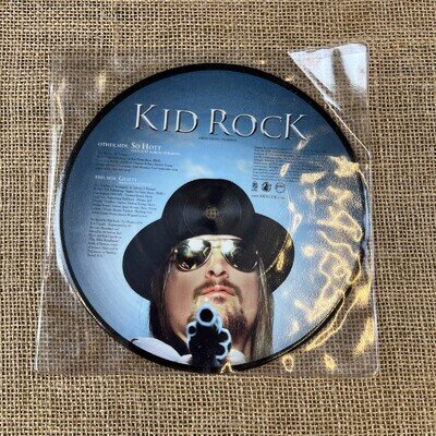 KID ROCK - SO HOTT - EXPLICIT ALBUM VERSION 7" PICTURE DISC RECORD VINYL - 2007