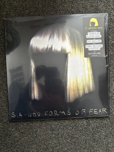 SIA 1000 FORMS OF FEAR LIGHT PURPLE VINYL 10TH ANNIVERSARY EDITION ALBUM 2LP 12”