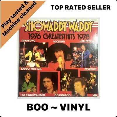Showaddywaddy ‎– Greatest Hits LP 1976 ~ 1978 NM / EX Condition