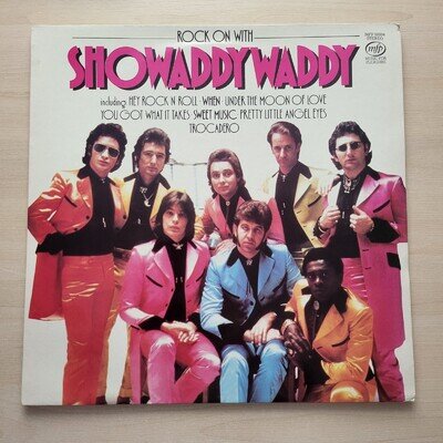 Showaddywaddy - 12" Vinyl - Rock On With Showaddywaddy (MFP 50504) (VG+)