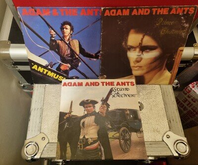 ADAM AND THE ANTS Antmusic- prince charming - stand and deliver 3 x 7" Vinyl