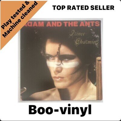 Adam and the Ants - Prince Charming Rare Dutch Issue 7" Vinyl CBSA 1408 VG+/EX