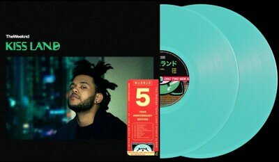 The WEEKND LP x 2 Kiss Land SEAFOAM GREEN COLOURED DBL VINYL Limited Edn SEALED