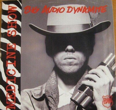 Big Audio Dynamite Medicine Show 7" vinyl USA Columbia 1985 demo 7" in pic