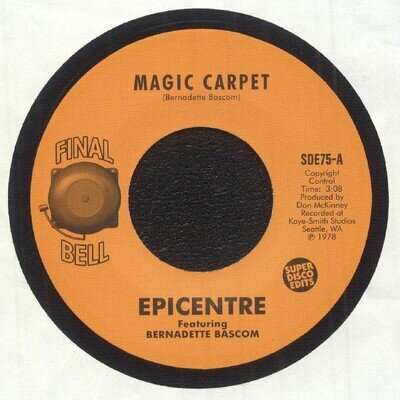 EPICENTRE feat BERNADETTE BASCOM - Magic Carpet - Vinyl (7")