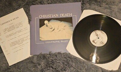 CHRISTIAN DEATH CATASTROPHE BALLET FRENCH PRESS RARE 1984 GOTHIC ROCK DEATHROCK!