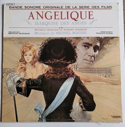 Michel Magne's ANGELIQUE Film Soundtracks LP Marquise Anges Michele Mercier RARE