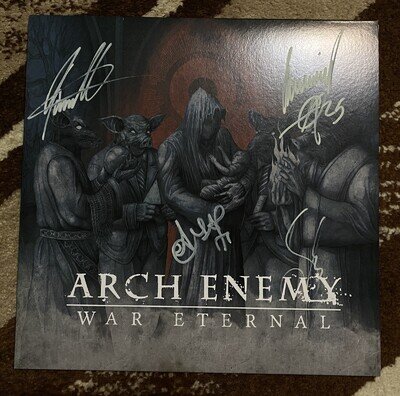 Alissa White-Gluz Arch Enemy Signed "War Eternal" *RARE* Vinyl