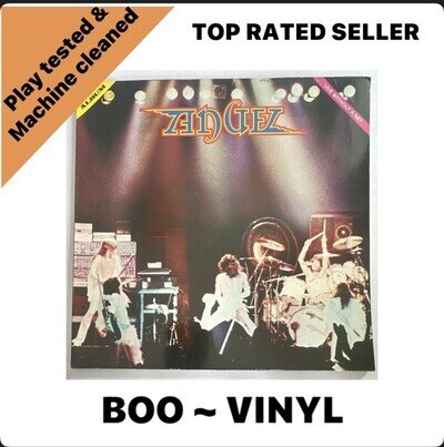 Angel - Live Without A Net Double Lp Vinyl Record Hard Rock NM / EX