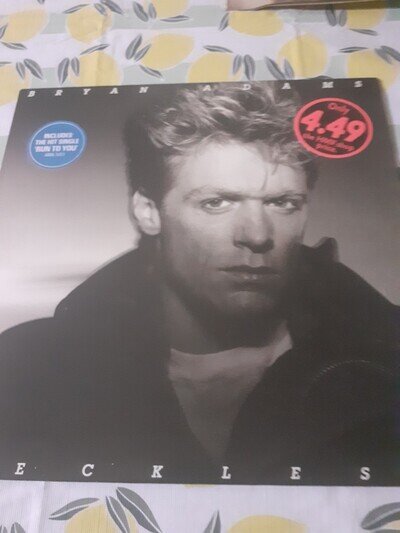 Bryan Adams Reckless 1984, Vinyl LP , First UK Pressing. Very Good Condition.