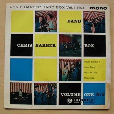CHRIS BARBER CHRIS BARBER BAND BOX VOL.1 NO.2 EP 1959 WITH OTTILIE PATTERSON UK