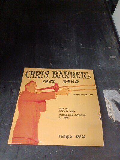 Chris Barber's Jazz Band - Stomp Off, Let's Go - RE UK EK 45 in P/S - Jazz exa 6