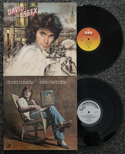 TWO ALBUMS FOR £10 - DAVID ESSEX & DAVID CASSIDY - EX/VG+