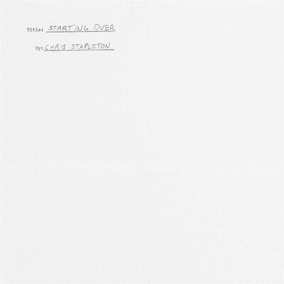 Chris Stapleton Starting Over 2LP Black Vinyl Gatefold 2020 Mercury Nashville