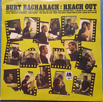 BURT BACHARACH - REACH OUT - 12" VINYL ALBUM LP RECORD - EX