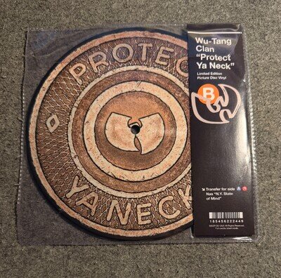 NAS / WU-TANG CLAN LIMITED EDITION 7" SINGLE - NY STATE OF MIND/PROTECT YA NECK