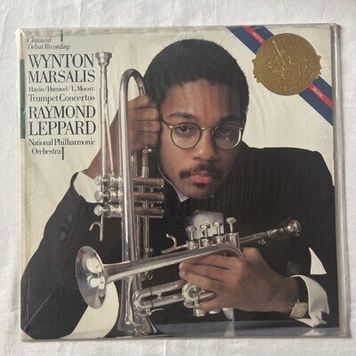 SEALED: WYNTON MARSALIS RAYMOND LEPPARD Trumpet Concertos 12" LP VINTAGE!