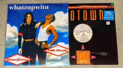 E. MURPHY MICHAEL JACKSON WHATZUPWITU 12" US PROMO VINYL- FREE CUSTOM PIC WALLET