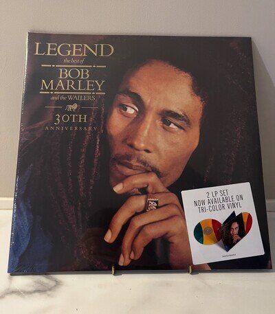 BOB MARLEY - LEGEND - 30TH ANNIVERSARY EDITION TRI-COLOR VINYL 2-LP SET " NEW "
