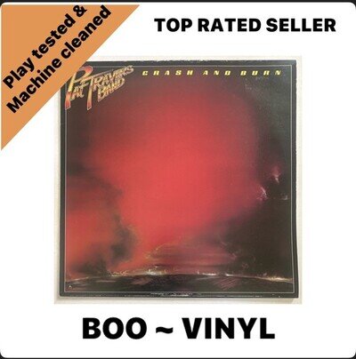 Pat Travers Band - Crash And Burn Lp Vinyl Record Album EX / VG+