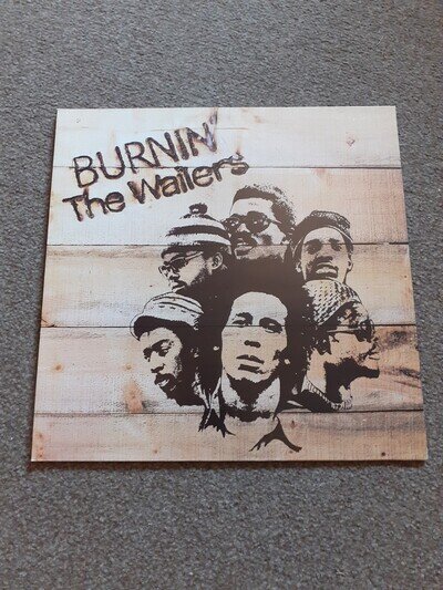 Bob Marley and the wailers burnin vinyl record 1973 EMI records