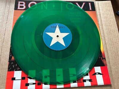 Bon Jovi - Livin On A Prayer - Green Vinyl - 12” Limited Edition. Vinyl Record.