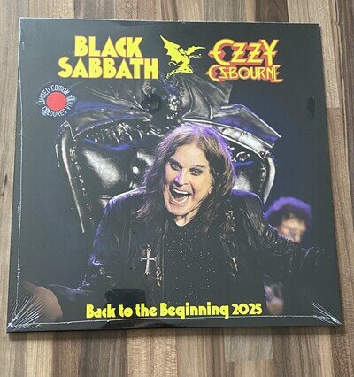 Black Sabbath / Ozzy - Back To The Beginning coloured Red Vinyl