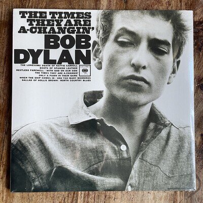 BOB DYLAN - THE TIMES THEY ARE A-CHANGIN' NEW VINYL LP / 180G / WITH ZINE