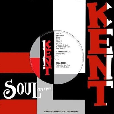 GREG PERRY It Takes Heart / JOCELYN BROWN If I .Northern Soul 45 (Kent) 7" Vinyl