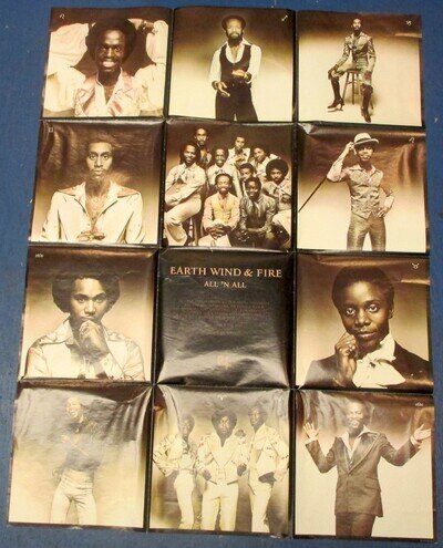 Vintage! Earth Wind & Fire All 'n All Poster