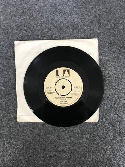 Paul Anka (You’re) Having My Baby / Papa 7" 45 vinyl