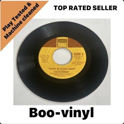Stevie Wonder"Boogie On Rggae Women"1974 Tamla USA Import 7"Single EX / M