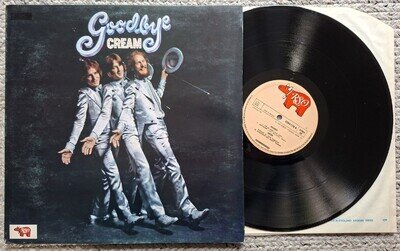 Cream “Goodbye” Reissue 1977 VG Eric Clapton Ginger Baker Jack Bruce