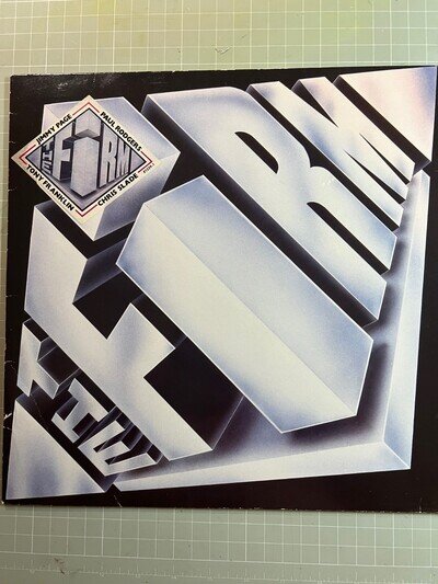 The Firm - Vinyl LP 1985 - Jimmy Page Paul Rodgers VE381