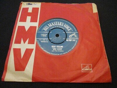 MIKE SAGAR & CRESTERS "DEEP FEELING - YOU KNOW" 1960 UK HMV POP ROCK P/EXC-