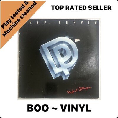 Deep Purple Perfect Strangers Vinyl LP 1984 Polydor German Issue VG+ / VG+