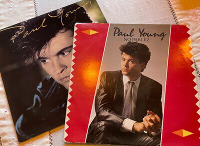 Two Paul Young 80's albums. No Parlez & Secret of Association