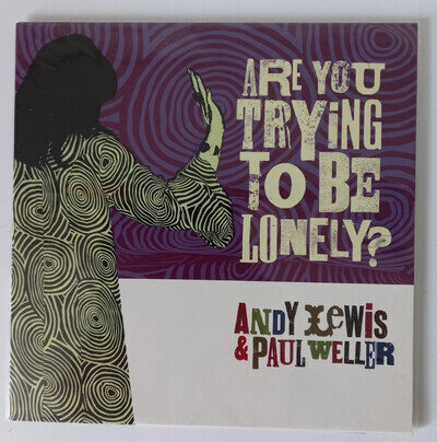 PAUL WELLER ARE YOU TRYING TO BE LONELY BLACK 7" VINYL NEW THE JAM.FREE POSTAGE