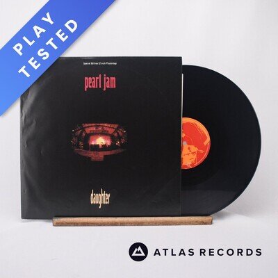 Pearl Jam Daughter 1A 1B1 Poster Sleeve 12" Single Vinyl Record - VG+/EX