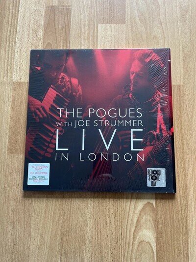 The Pogues With Joe Strummer Live In London 1991 Red Vinyl RSD
