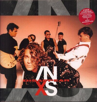 Inxs Disappear 12" vinyl UK Mercury 1990 limited edition 3 track poster sleeve